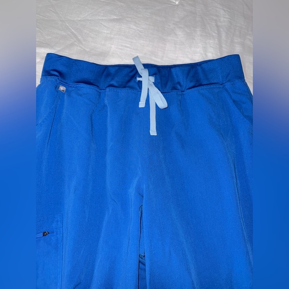 FIGS Royal Blue High Waisted Zamora Scrub Pants 3XL/P - Picture 2 of 5